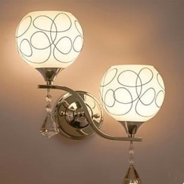Kristallen wandlamp