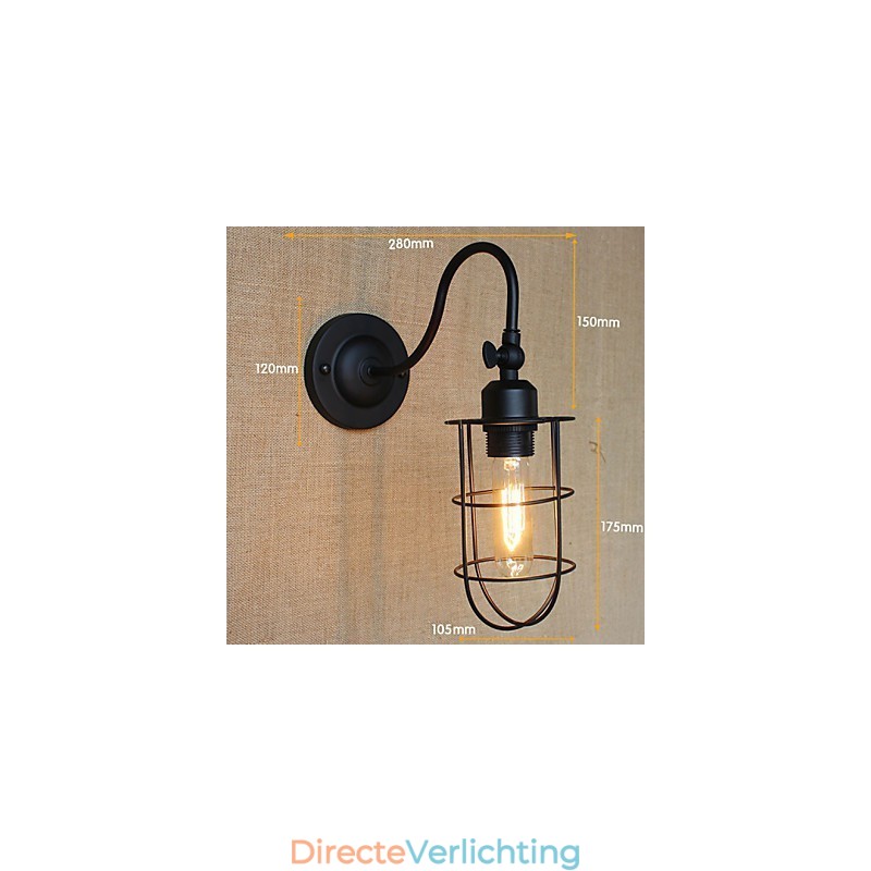 Amerikaanse landelijke decoratieve wandlamp