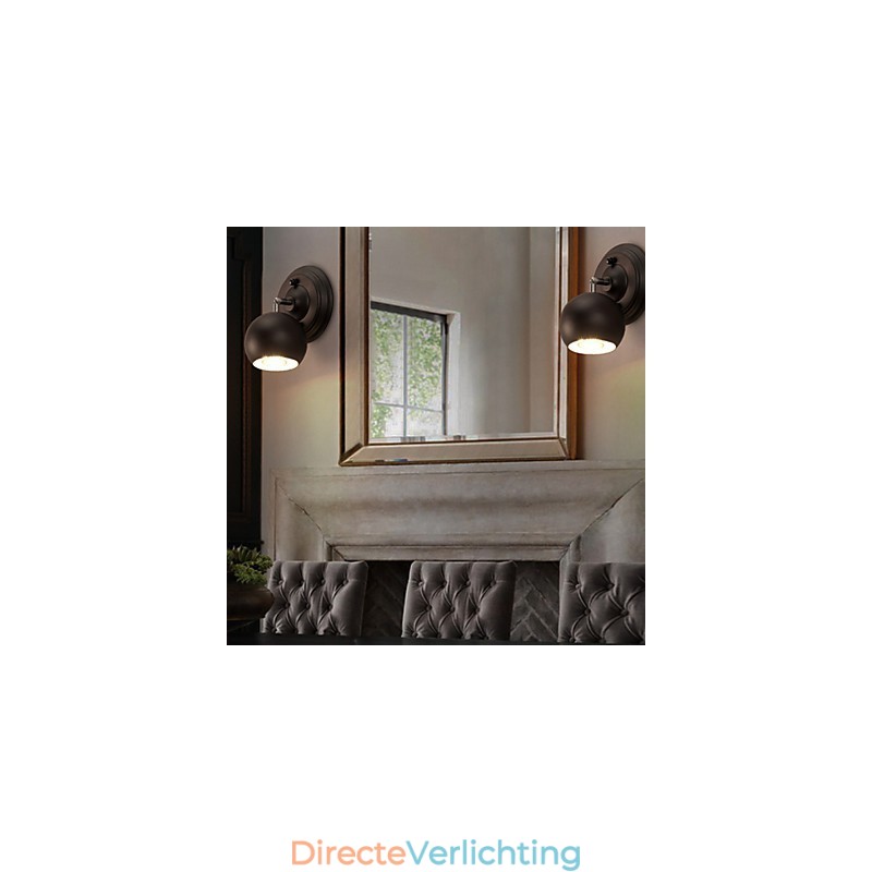 Loft Creatieve Smeedijzeren Wandlamp Herstellende Oude Manieren Verlichting