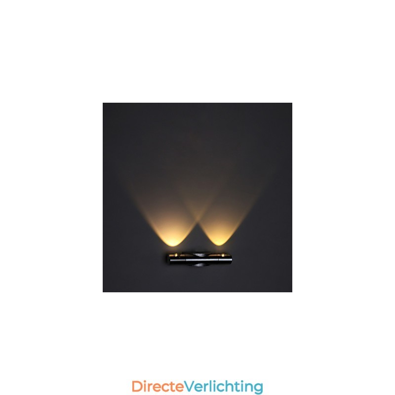 Moderne wandlamp met strooilicht Sci-fi-ontwerp