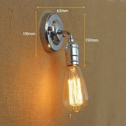 Amerikaans landelijk platteland retro modern Edison gloeilamp gangpad mini woonkamer wandlamp