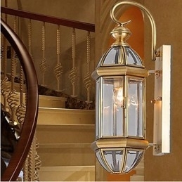 Buitenlamp Tuinlamp Buitenlamp Volledig Koperen Lamp