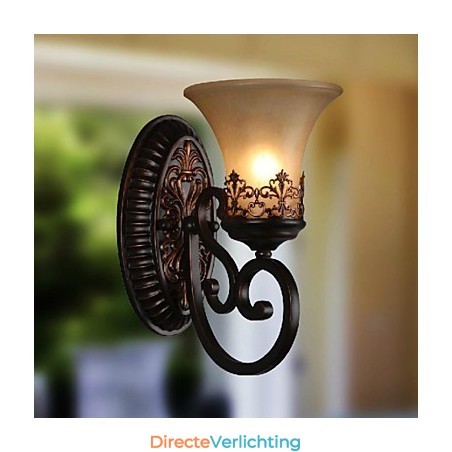 Vintage Wandlampen 1 Licht met Hars Materiaal Glazen Kap Slaapkamer Woonkamer Halverlichting Vintage Wandlampen 1 Licht met Hars Materiaal Glazen Kap Slaapkamer Woonkamer Halverlichting