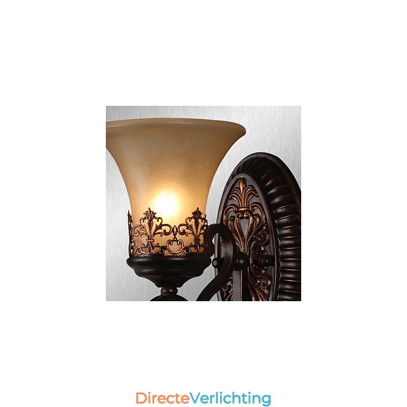 Vintage Wandlampen 1 Licht met Hars Materiaal Glazen Kap Slaapkamer Woonkamer Halverlichting
