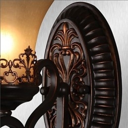 Vintage Wandlampen 1 Licht met Hars Materiaal Glazen Kap Slaapkamer Woonkamer Halverlichting