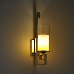Moderne glazen eetkamer wandlampen Eenvoudige keuken wandlampen Bar Café Hal Balkon Wandlamp