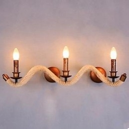 Gecontracteerde balkon trap lamp gedraaide touw wandlamp