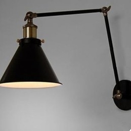 Industriële Nostalgie Persoonlijkheid Loft Zwarte Paraplu Sectie Dubbele Wandlamp