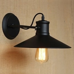 Retro Modern Creatief Industrieel Wind Zwart Verfwinkel Magazijn Bar Café Hotel IJzeren Wandlamp