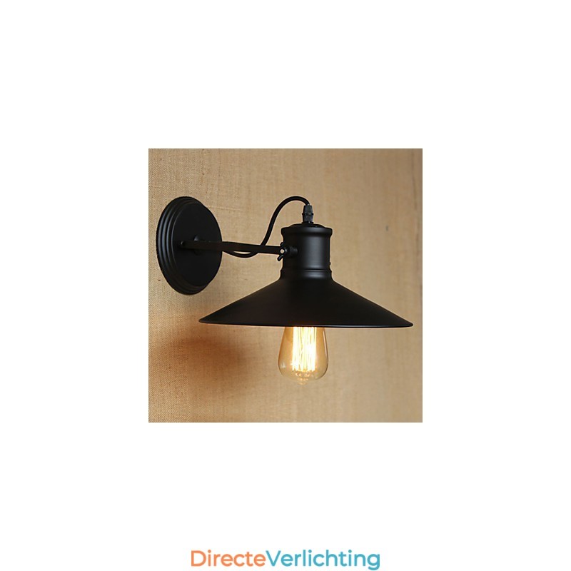 Retro Modern Creatief Industrieel Wind Zwart Verfwinkel Magazijn Bar Café Hotel IJzeren Wandlamp