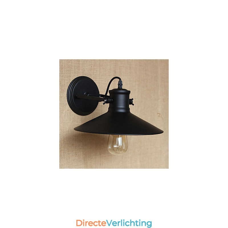 Retro Modern Creatief Industrieel Wind Zwart Verfwinkel Magazijn Bar Café Hotel IJzeren Wandlamp