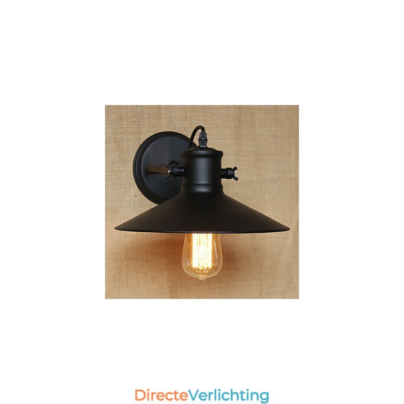 Retro Modern Creatief Industrieel Wind Zwart Verfwinkel Magazijn Bar Café Hotel IJzeren Wandlamp