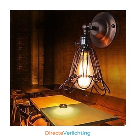 Kleine kooi wandlamp industriële stijl herstel van oude manieren van gang gang lampen en lantaarns Kleine kooi wandlamp industriële stijl herstel van oude manieren van gang gang lampen en lantaarns