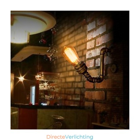 American Village Loft Industriële Edison Stijl Vintage Wandlamp Lamp Retro Waterpijplamp Wandlamp American Village Loft Industriële Edison Stijl Vintage Wandlamp Lamp Retro Waterpijplamp Wandlamp
