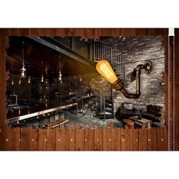 American Village Loft Industriële Edison Stijl Vintage Wandlamp Lamp Retro Waterpijplamp Wandlamp