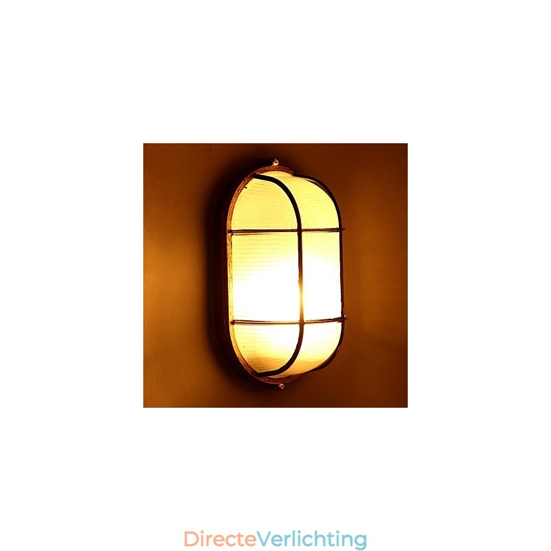 Creatieve persoonlijkheid herstelt oude manieren Glazen wandlampverlichting