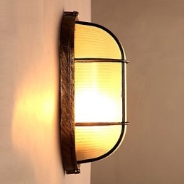 Creatieve persoonlijkheid herstelt oude manieren Glazen wandlampverlichting