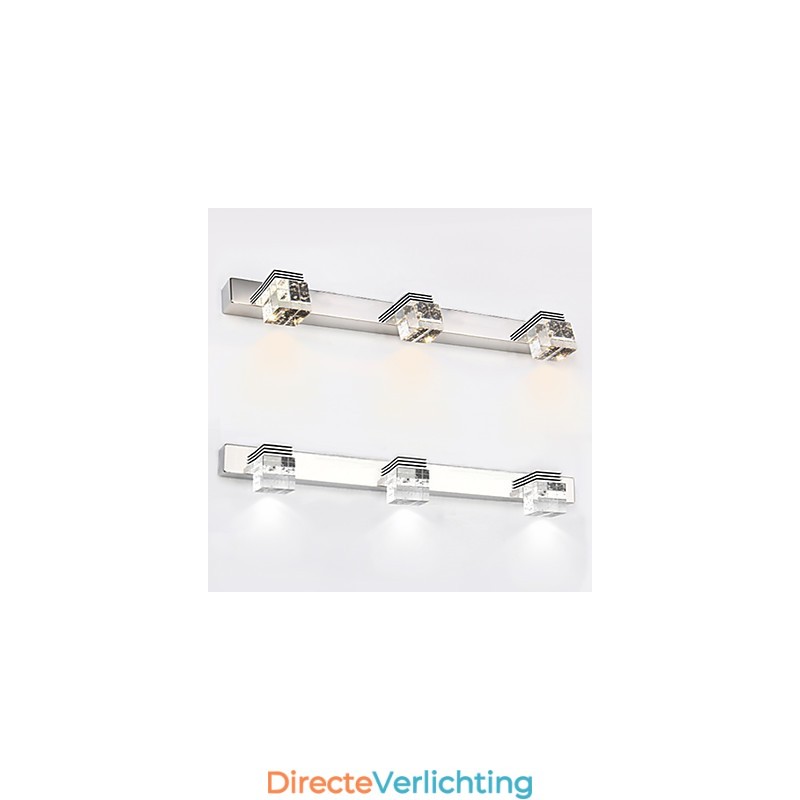 Wandlampen Badkamerverlichting Wandwassers Kristal Mini Stijl Modern Hedendaags Metaal
