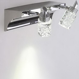 Kristallen badkamerverlichting moderne eigentijdse metaal