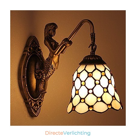 Europees gecontracteerd landelijk creatief smeedijzeren wandlamp glazen lampen Europees gecontracteerd landelijk creatief smeedijzeren wandlamp glazen lampen