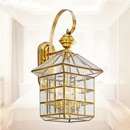 Buitenlamp Tuinlamp Buitenlamp Volledig Koperen Lamp