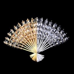 Valentijnsdag De Fan Wanddecoratie Geschenken Hedendaagse En Gecontracteerde Kristallen Wandlamp Licht