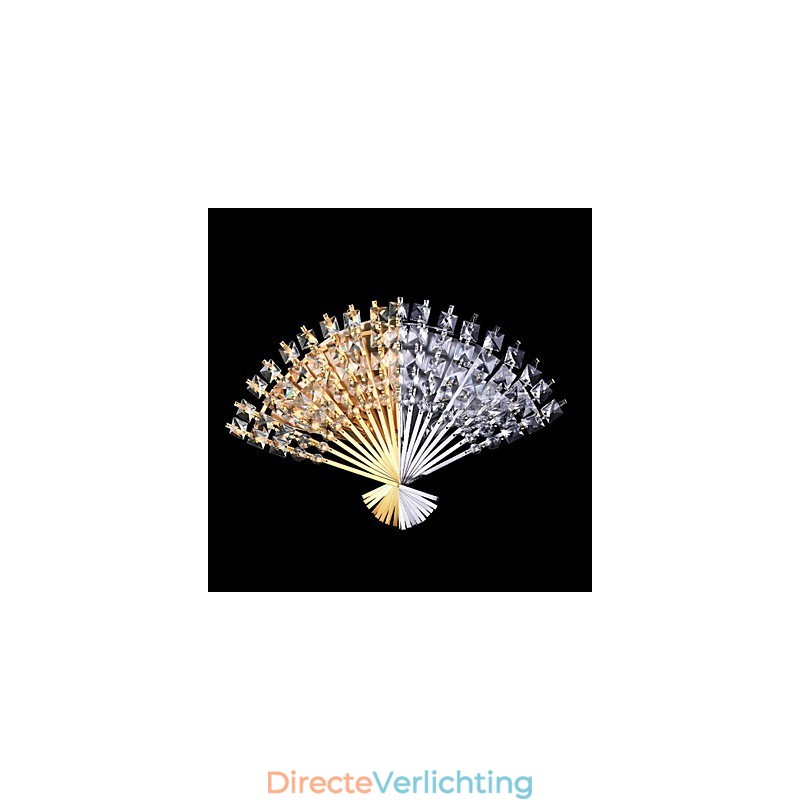 Valentijnsdag De Fan Wanddecoratie Geschenken Hedendaagse En Gecontracteerde Kristallen Wandlamp Licht