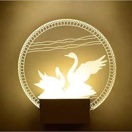 Acryl Wandlamp PVC Lamp Licht Modern Hedendaags Metaal