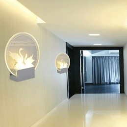 Acryl Wandlamp PVC Lamp Licht Modern Hedendaags Metaal