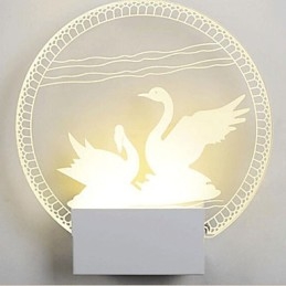 Acryl Wandlamp PVC Lamp Licht Modern Hedendaags Metaal