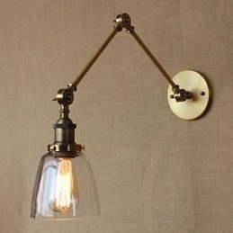 Retro Vintage RACK Slaapkamer Nachtkastje Exclusieve Hotel Lobby Versierde Antieke Bronzen Wandlamp