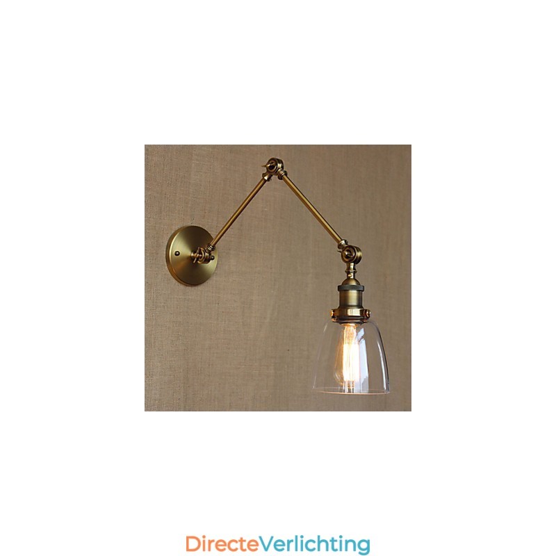 Retro Vintage RACK Slaapkamer Nachtkastje Exclusieve Hotel Lobby Versierde Antieke Bronzen Wandlamp