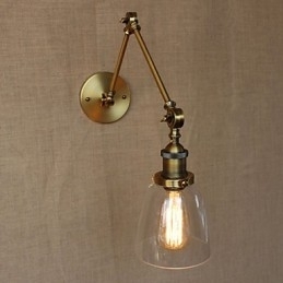 Retro Vintage RACK Slaapkamer Nachtkastje Exclusieve Hotel Lobby Versierde Antieke Bronzen Wandlamp