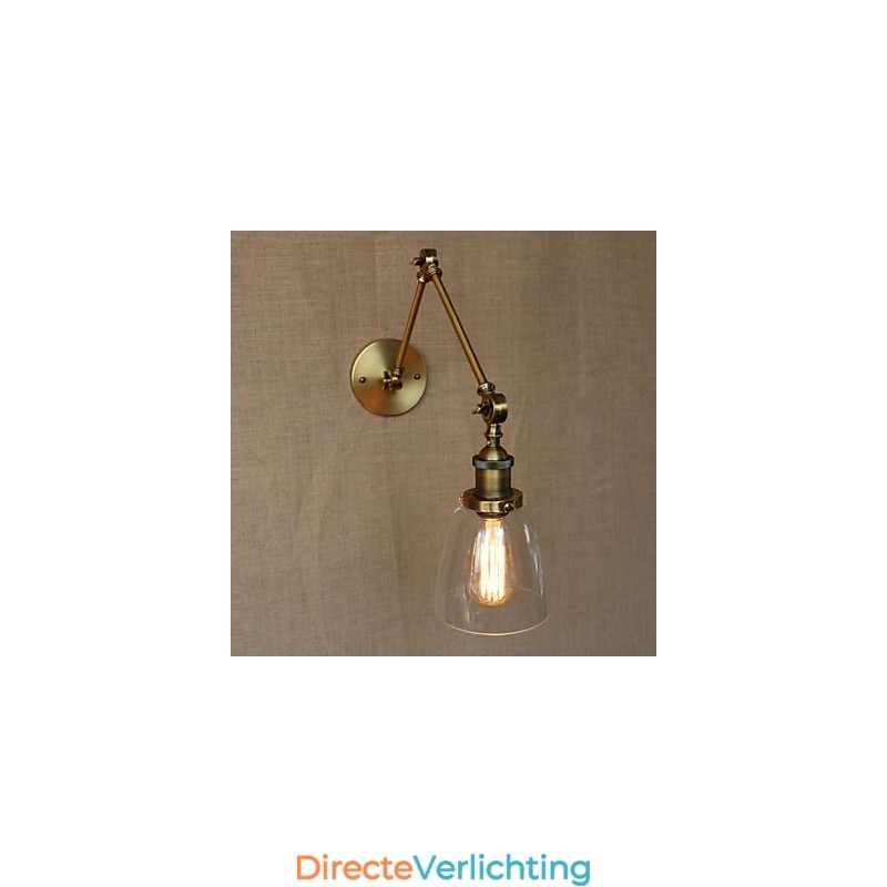 Retro Vintage RACK Slaapkamer Nachtkastje Exclusieve Hotel Lobby Versierde Antieke Bronzen Wandlamp