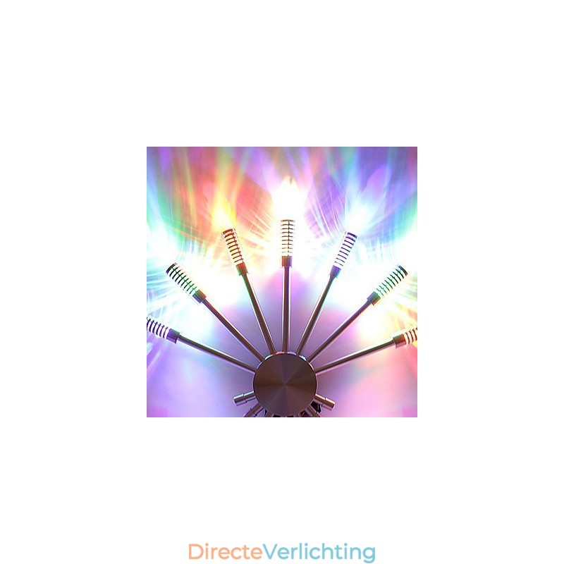 Moderne wandlamp met strooilichtontwerp in 7 richtingen Waaiervormig licht