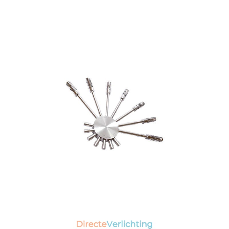 Moderne wandlamp met strooilichtontwerp in 7 richtingen Waaiervormig licht