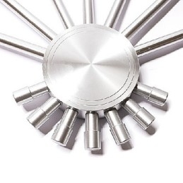 Moderne wandlamp met strooilichtontwerp in 7 richtingen Waaiervormig licht