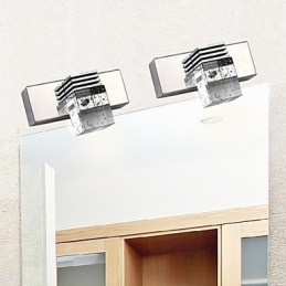 Wandlampen Badkamerverlichting Wandwassers Kristal Mini Stijl Modern Hedendaags Metaal