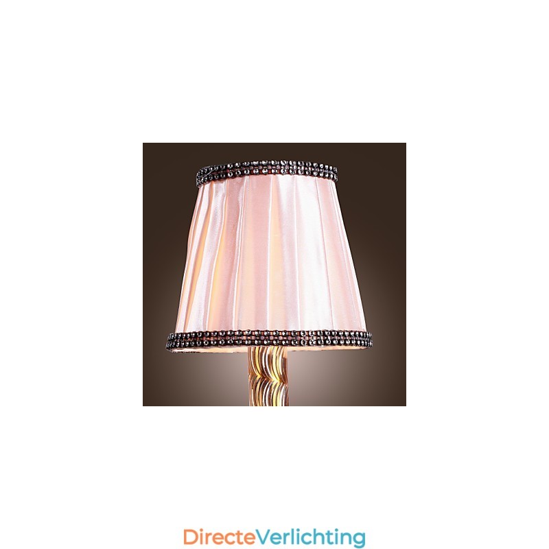 Elegante kristallen wandlamp in roze