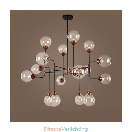 Gecontracteerde creatieve rol van Amerikaanse glazen bol zittend op magische bonen Droplight Gecontracteerde creatieve rol van Amerikaanse glazen bol zittend op magische bonen Droplight