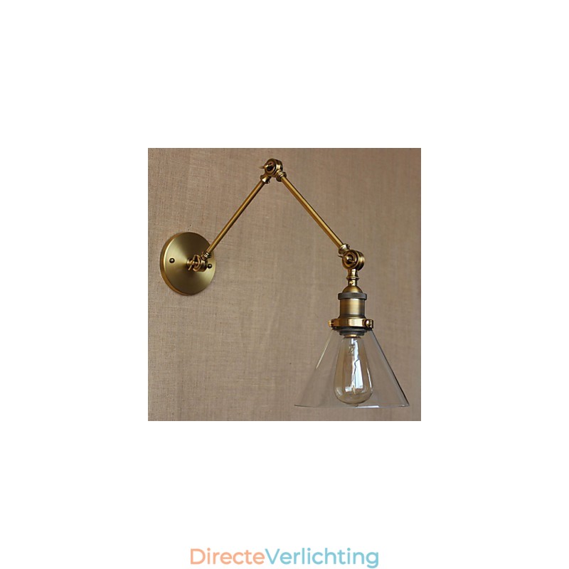 Industriële Stijl Retro Vintage Winkels Slaapkamer Moderne Kerk Hal Versierde Bronzen Wandlamp