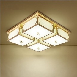 Een Chinese Stijl Lampen Ijzeren Plafondverlichting Sfeer Een