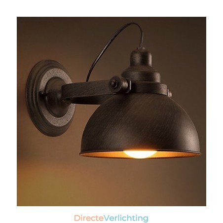 Loft Smeedijzeren Pot Creatieve Vintage Wandlamp Verlichting