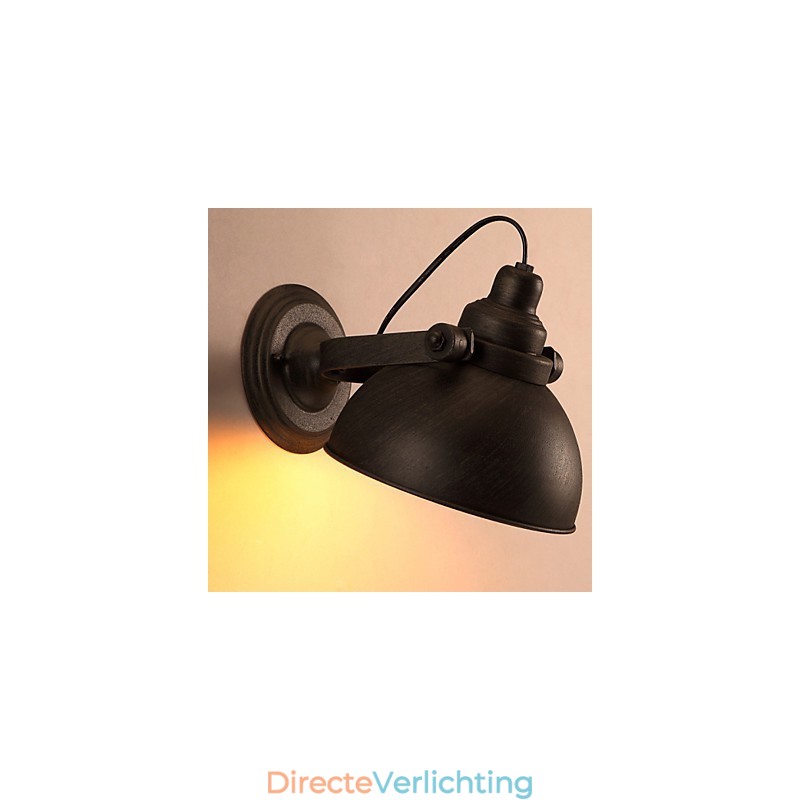 Loft Smeedijzeren Pot Creatieve Vintage Wandlamp Verlichting