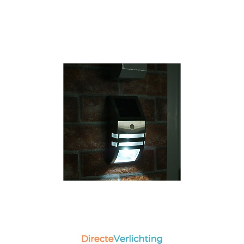 Zonne-witte wandlamp met PIR-bewegingssensor