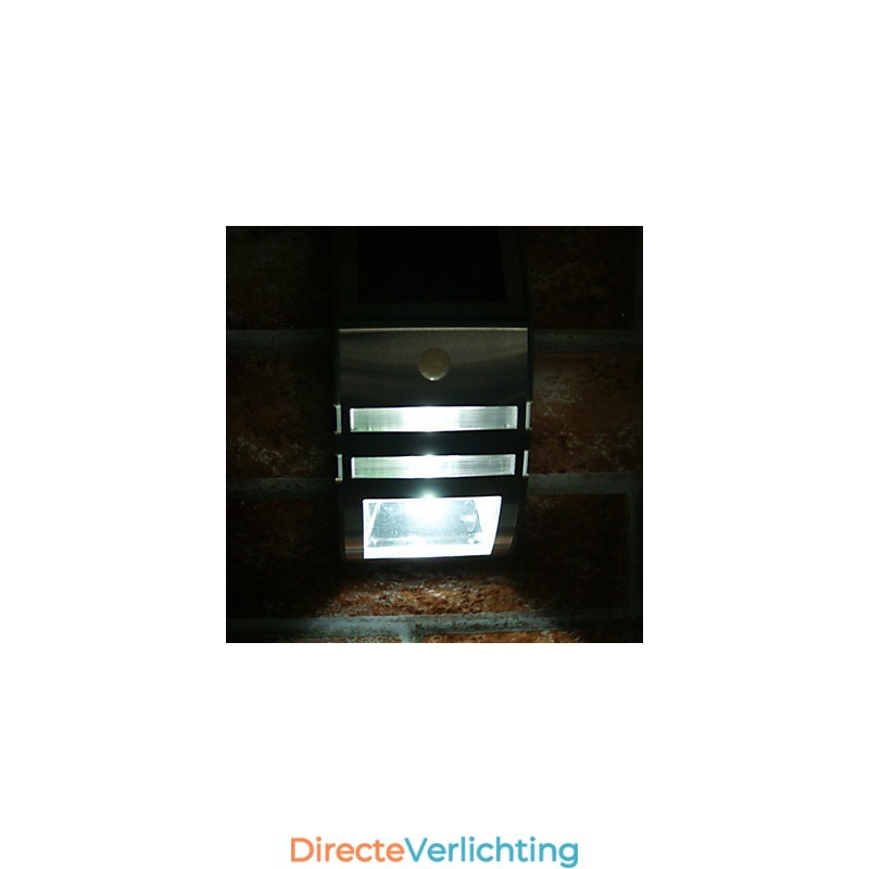 Zonne-witte wandlamp met PIR-bewegingssensor