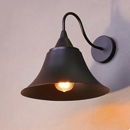 Amerikaanse Landelijke IJzeren Kap Wandlamp Smeedijzeren Wandlamp Archaïsche Srestoring Oude Manieren
