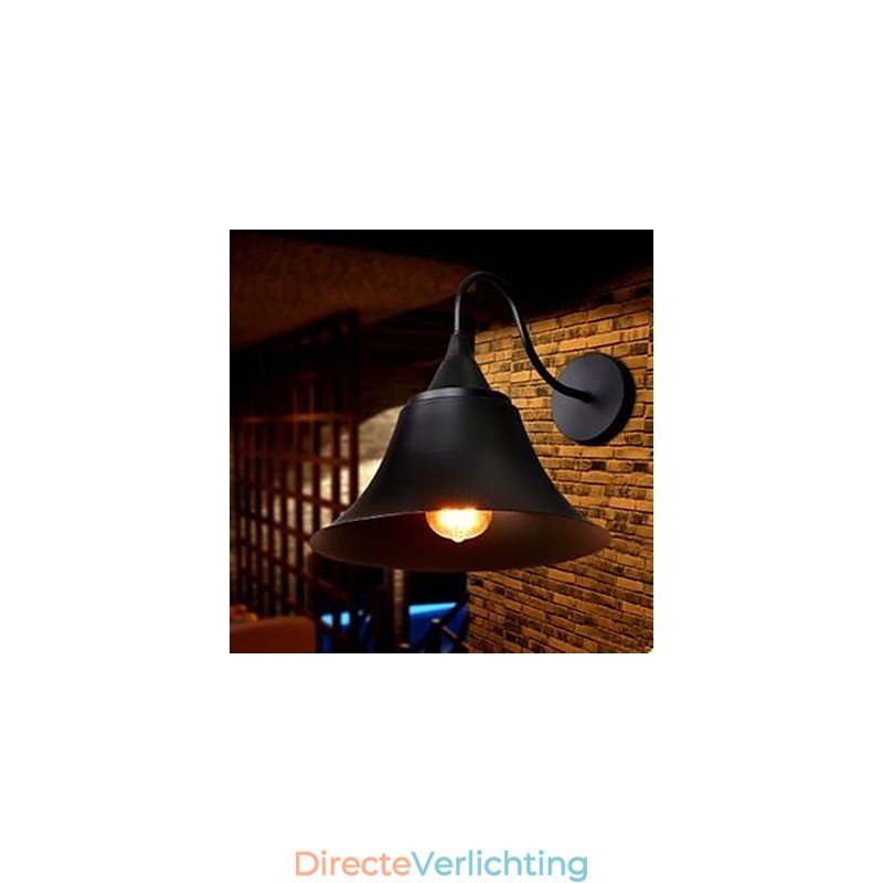 Amerikaanse Landelijke IJzeren Kap Wandlamp Smeedijzeren Wandlamp Archaïsche Srestoring Oude Manieren