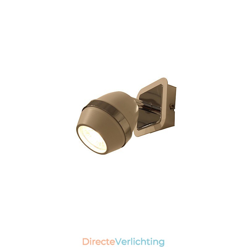 Moderne bolvormige chromen wandlampen badkamerverlichting 3W