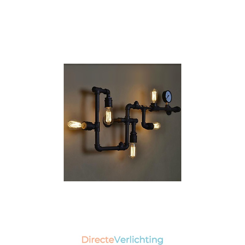 Wandlampen 5-lichts waterpijp ijzer mini-stijl industriële stijl land metaal